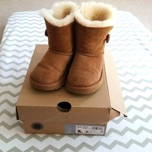 Ugg Bailey button camel boots
